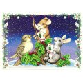 ネズミたちのクリスマスカード