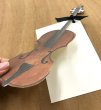 画像3: 型抜きされたカード バイオリン (3)
